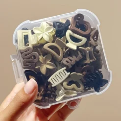 5/10/20/30pcs Beige Mixed Pack Small Clips