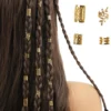40/80PCS Elegant Hollow Out Hair Rings For Women Girls