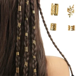 40/80PCS Elegant Hollow Out Hair Rings For Women Girls